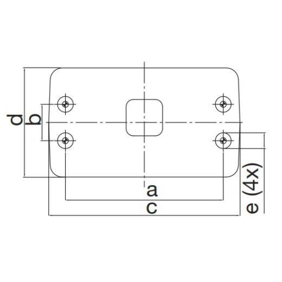 Cupla Tractare / Remorcare, 3.5T, Placa Prindere 120x55mm ( 12x5.5cm ), Diametru Cui 40mm ( 4cm ), 42/30/8.4KN