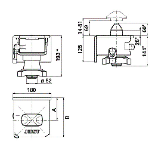 Set Complet Dispozitiv Fixare Transcontainer pin 52 mm ( 34 T )