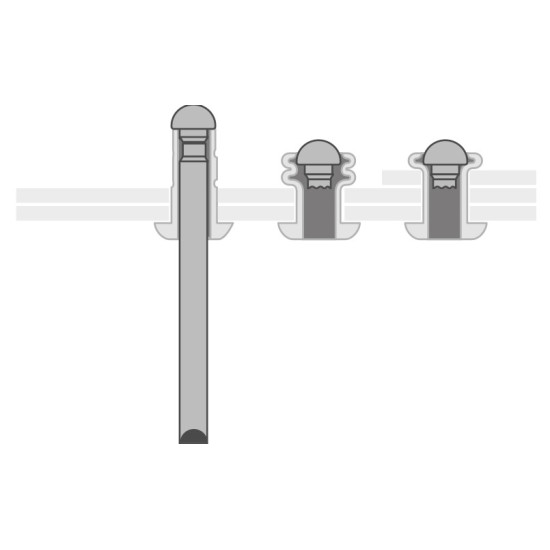 POP Nit Multigrip, Aluminiu/Otel, 4.8x11 mm