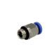 Conectori, Cupla Reducere, Cupla Rapida, Reductie 6mm/Filet M10 , Metal-Plastic, 1 Bucata Conectori, Cupla Reducere, Cupla Rapida, Reductie 6mm/Filet M10 , Metal-Plastic, 1 Bucata