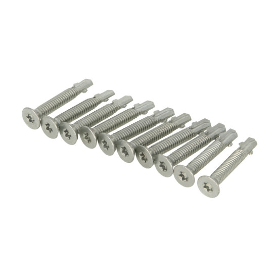 Surub placa universal 6.3x45 mm, Set 10 buc.