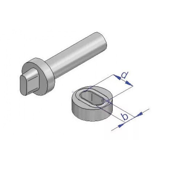 Stanta, Presa pentru capse ovale 17x11 mm