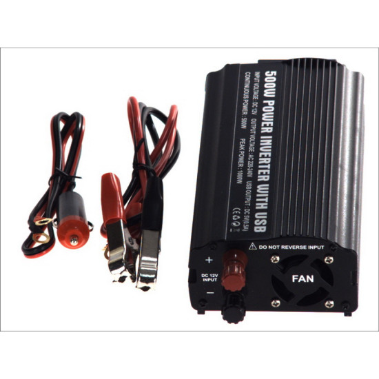 Transformator, Invertor De Tensiune 24V / 220V, 500W