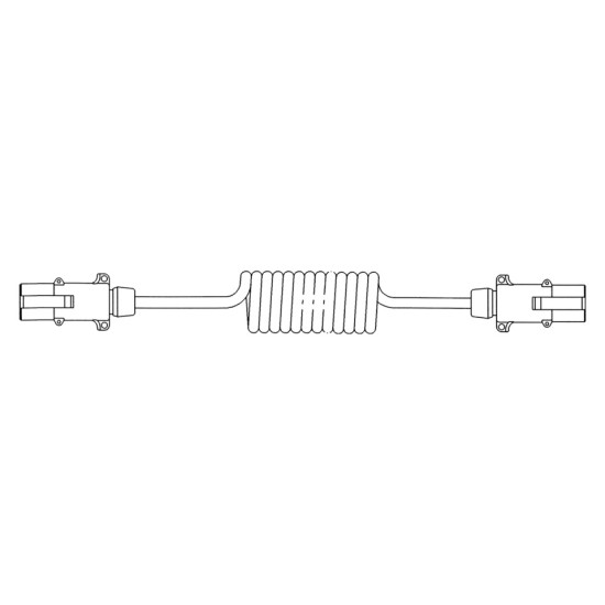 Cablu Electric Spiralat, Tip S 7/24V, 6 Pini Tip Mama, Feminin, 4.5m, Din Aluminiu, JAEGER