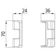 Buzunar Lateral Pentru Prindere Element T, Incuietoare Oblon, Pentru Inchizator Oblon Tip 681 S 1 Ingropat